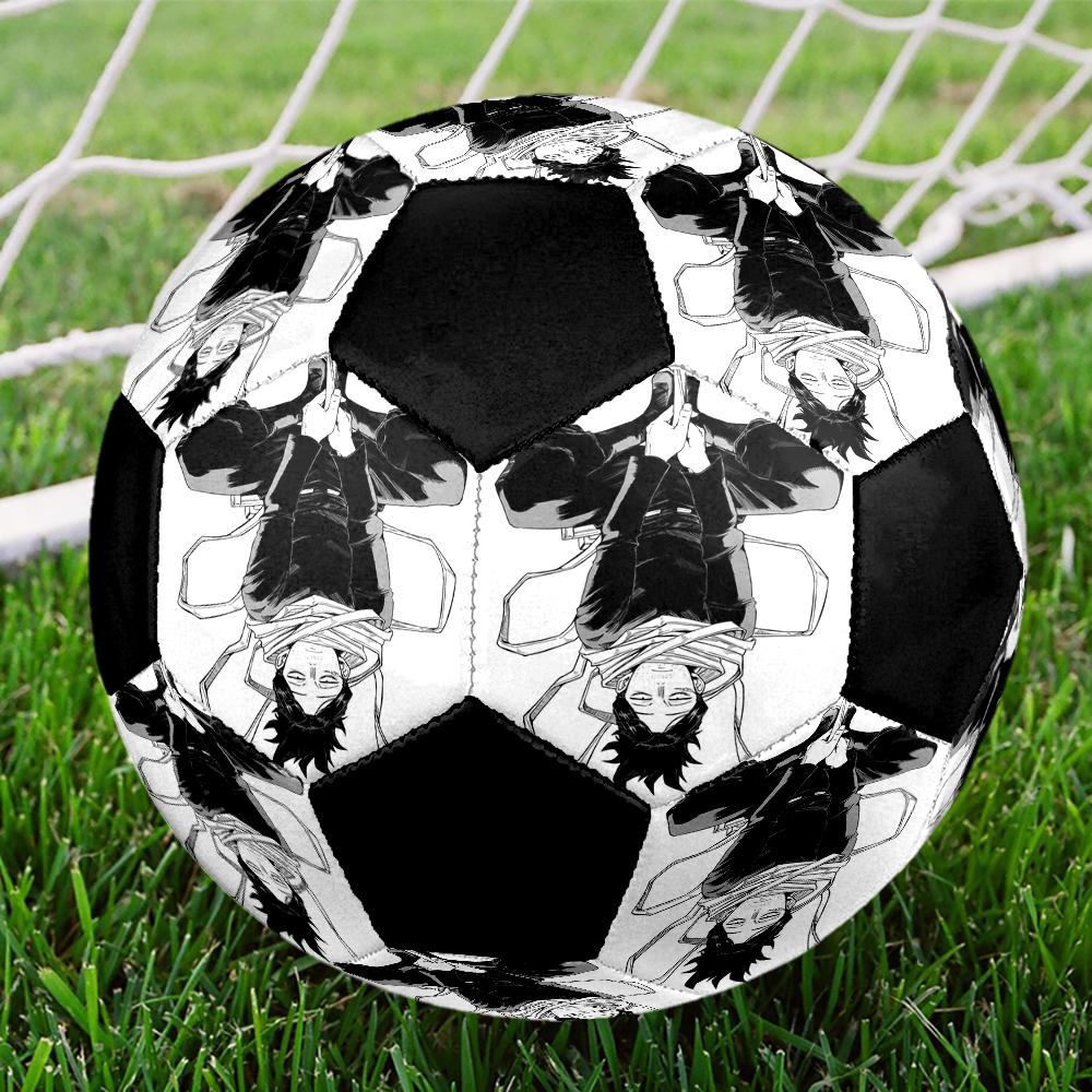 Soccer Ball Colorful Machine Stitched PVC Size 5 Team Training Competition Ready Durable High-Bounce Cool Sports Gift
