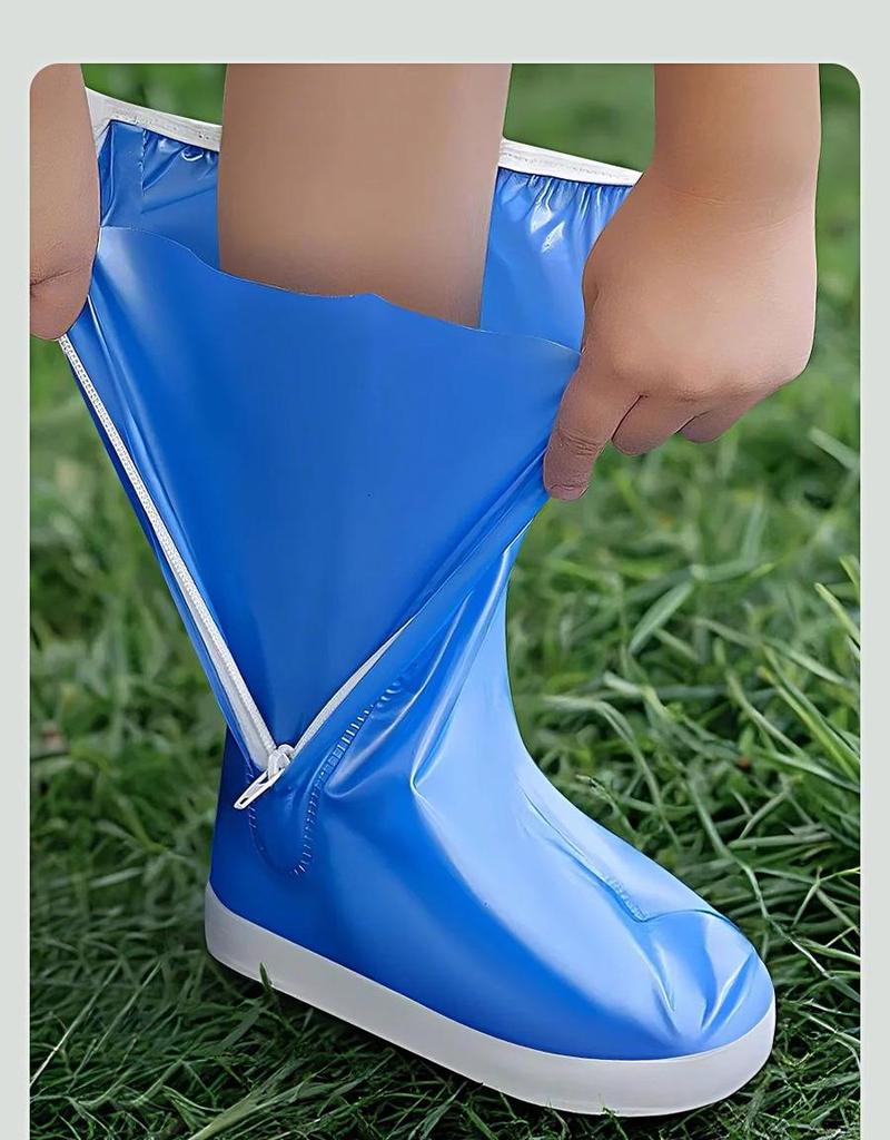 Wiederverwendbare Rutschfeste Regenstiefelüberzieher - Wasserdicht, Verdickt, Verschleißfest für Kinder, Frauen und Männer