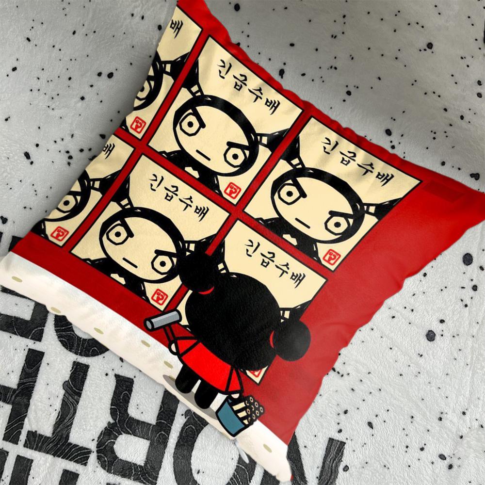 Kawaii PPuccas Pillowcase Cushion Cover x Ornamental Pillows Christmas Decoration  Personalized Gift Nordic Home