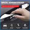 4Pcs Car Door Handle Stickers Tire Rear View Mirror Decals For Mitsubishi Lancer 7 8 I200 Pajero Montero Sport Outlander ASX Mirage Eclipse