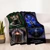 Gothic Style Blanket Ultra-Soft Perfect for Office Bedding Couch All-Season Use Playful Design Gifts For Family Or Friends