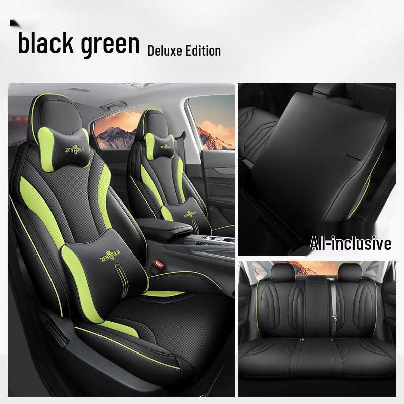 Custom Cartoon Perforated Leather Seat Covers for Geely Binyue L - Compatible with All Models