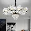 Luxury Modern Crystal Chandelier for Living Room - Elegant Luminous Fixture