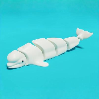 3d Printing Of Marine Animal Dolphin Toy Ornaments 3d Printed Shark Desktop Decoration Fun Decoration