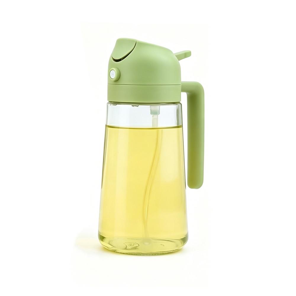 470ml 2‑in‑1 Glass Olive Oil Sprayer Dispenser Cooking Bottle