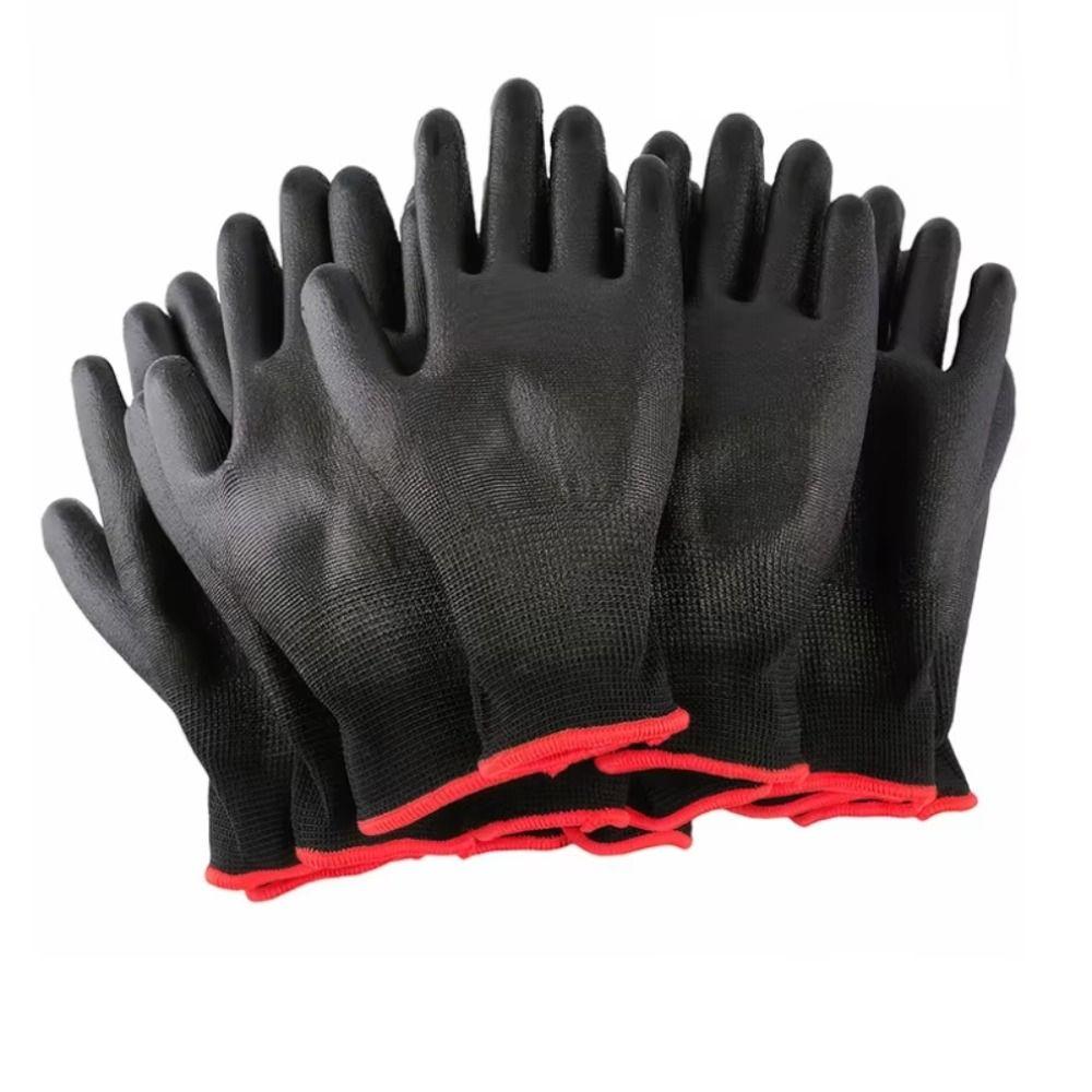 Palm Coated PU Gloves Nylon Repair Special Gloves Worker Supplies Safety Work Gloves Garden