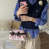 Korean Hot Girl Bow Studded Handbag Women Simple Design Sweet Shoulder Bag Ladies Elegant Fashion Underarm Purse Y2k Aesthetic