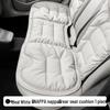 Luxury Nappa Leather Non-Slip Car Seat Cushions for Five-Seater - Thickened Design for Front and Rear Seats