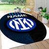Custom Name Inter Milan Crest Carpet Rug Customizable Soft Washable Anti-Slip Home Living Room Sofa Mats Personalized Rug. 0909212