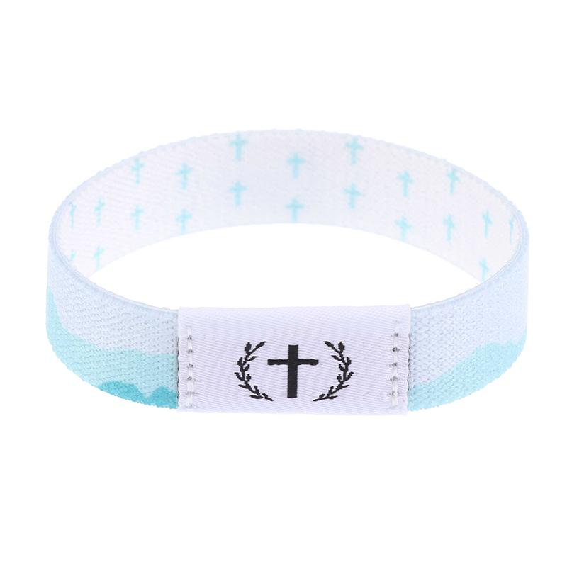 Wearable Bible Bracelet Religious Bracelets Christian Daily Bible Verse Bracelet With Nfc Rfid Elastic Wristband