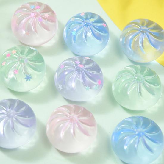 4/8 pezzi Giocattolo Panino al Vapore Trasparente Antistress A Lenta Risalita Piccolo Raviole Giocattolo Sensoriale Rilassante per le Mani Palla Antistress Da Spremere Giocattolo Fidget