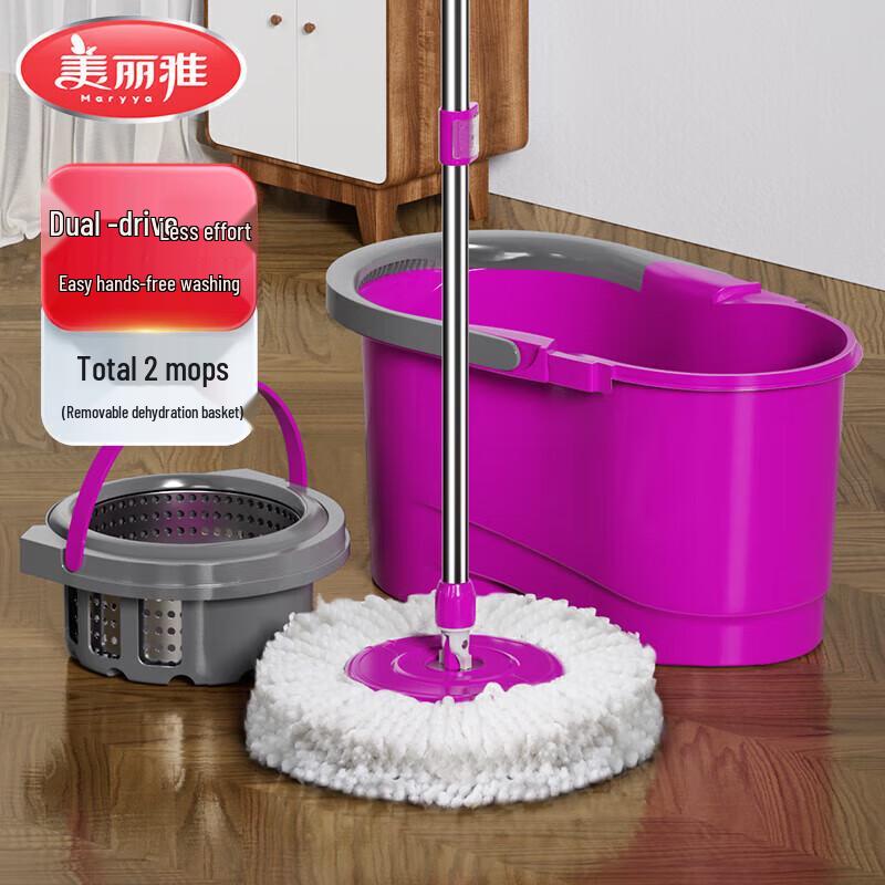 

Набір швабри та відра Meiliya з 2 насадками