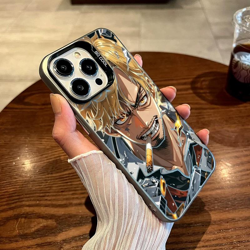 

Чехол для телефона One Piece Санджи Cool Art из прозрачного ТПУ для iPhone 15 Pro Max и Samsung Galaxy S24 Ultra, ударопрочный чехол GALAXYS24 чёрный
