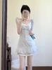 White dress short female summer beautiful new first love white skirt summer moonlight small ocean skirt