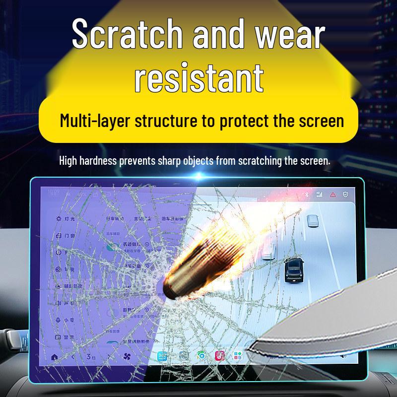 Leapmotor A10 Central Control Screen Protector for 26 Models - Tempered Film for Car Navigation and Dashboard Display
