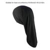 Long Tail Hair Wrap Cap for Men Soft Polyester Head Wrap Quick Drying Towel Turban Hat for Dreadlocks Various Hairstyles