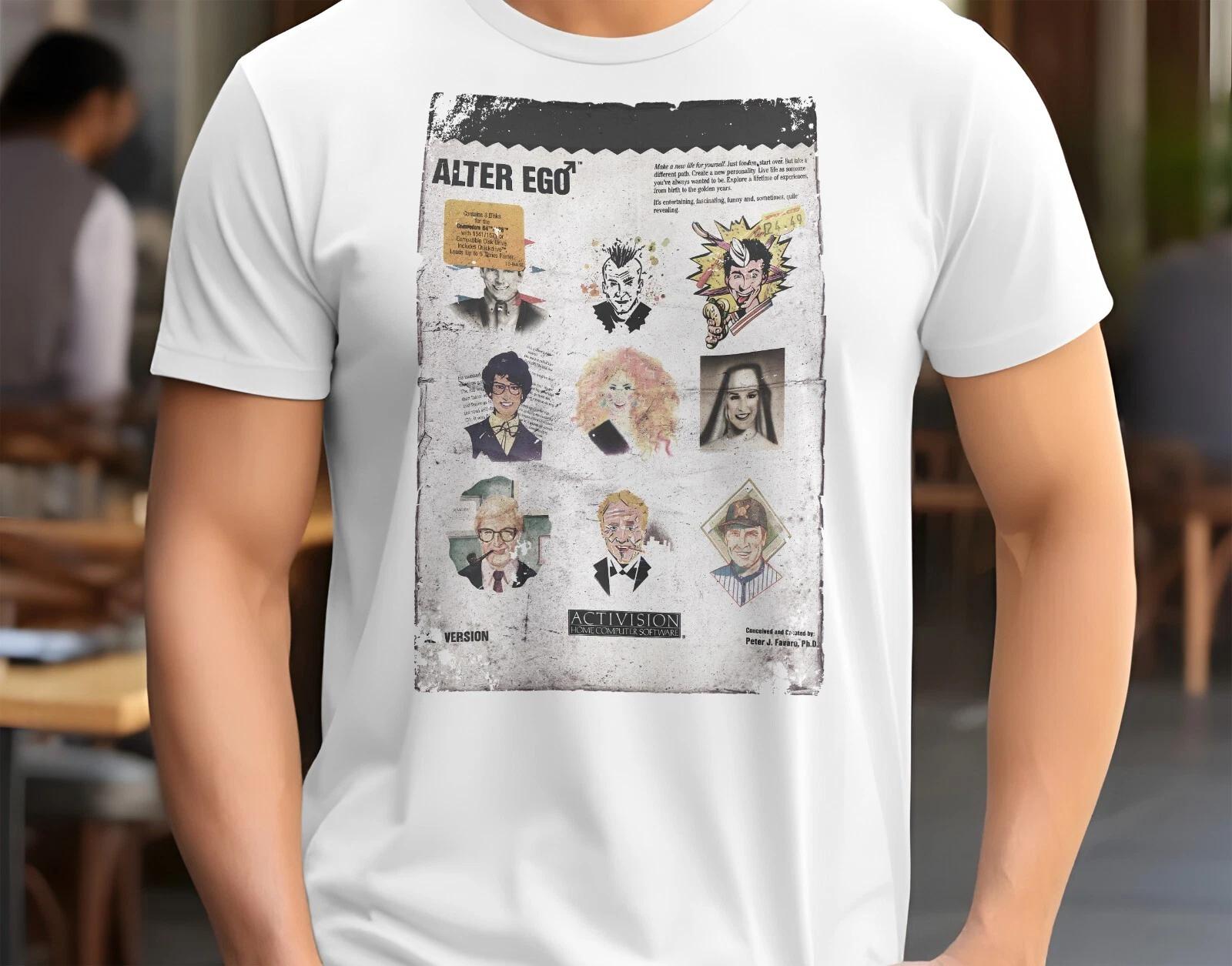 Alter Ego - 8 bit C64 Game Art T-Shirt 8 Colors Sizes S-5XL 3XL