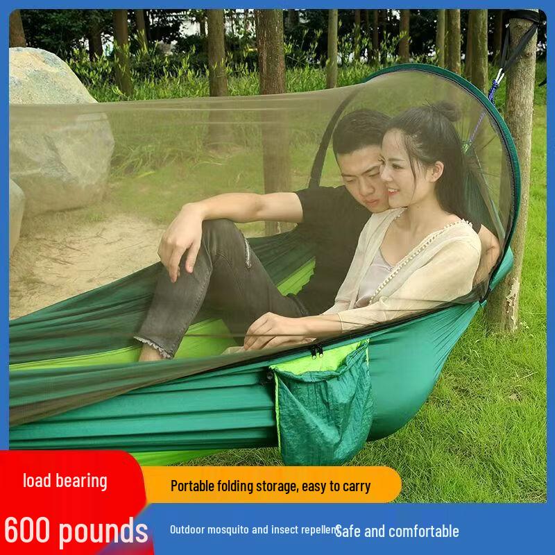 OLOEY Automatic Pop-Up Mosquito Net Hammock