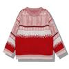 Pofulove Fashion Christmas Red Autumn Winter Lazy Loose Sweater Outerwear Women Autumn Winter Korean Style