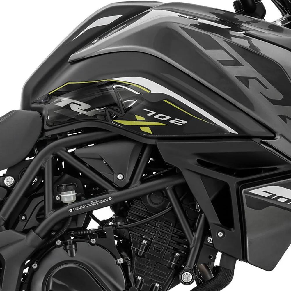 TRK702X 2025 Tank Pad 3D Protection Sticker Motorcycle Accessories For Benelli TRK 702X 2023 2024-