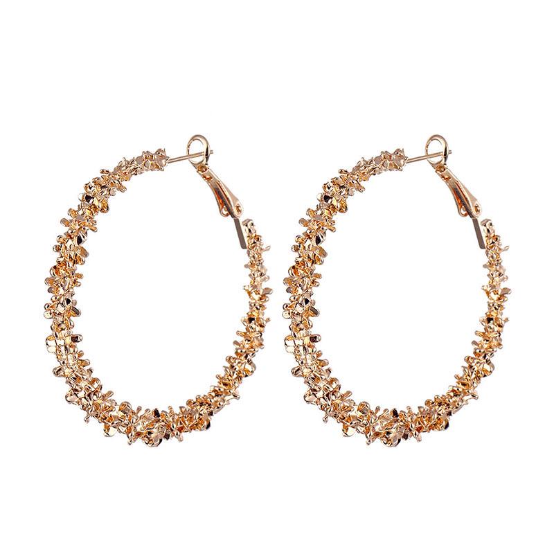 Cao Shi Exaggerated Irregular Thorn Hoop Earrings – Trendy Nightclub Ear Ornaments