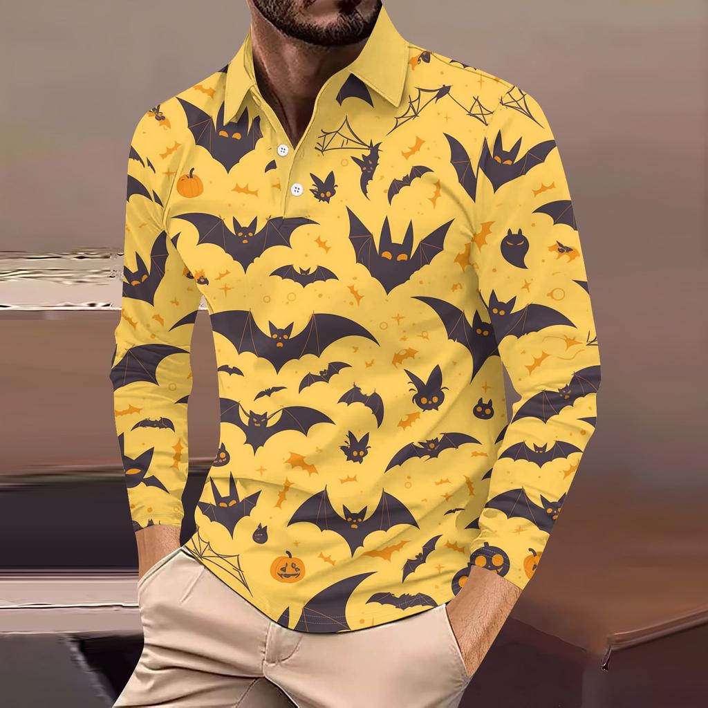 Męska koszula golfowa, sportowa, casualowa, dekolt w serek, prążkowany kołnierz, krótki rękaw, modna, swobodna, jednokolorowa, gładka, wiosenna i letnia, regularna