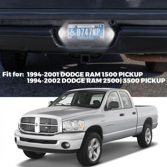 LED License Plate Tag Light With Socket Assembly For Dodge Ram Pickup 1994-2002