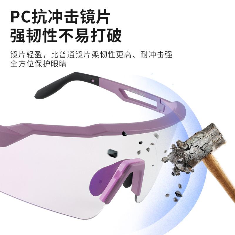 New Cycling Glasses with Intelligent Color Changing, Anti-fog, and Windproof Features for Outdoor Running and Sports