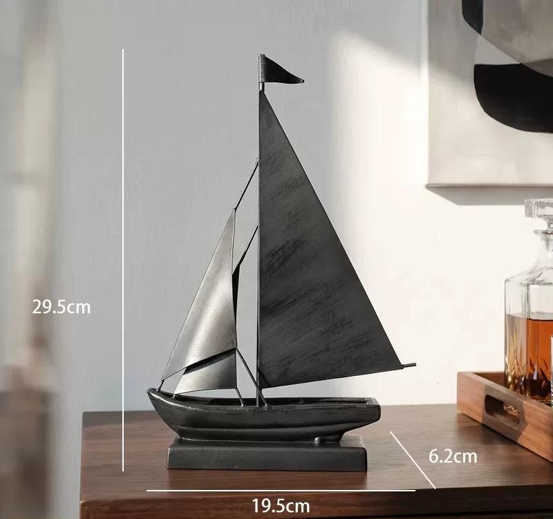 Sailboat Ornament Minimalist Exquisite Living Room TV Cabinet Office Light Luxury High Grade Decor Home Decoration
