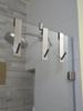 Stainless Steel Over Glass Door Shower Door Back Shower S-Shape Towel Hooks Bathroom Bathrobe Hanger Holder Rack