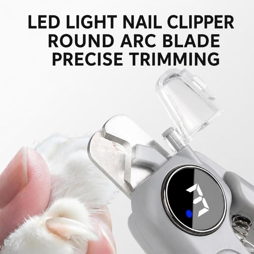 Low Noise Dog Nail Grinder Rechargeable Cat Claw Clippers Grinding Pet Nail Trimmer  For Cats