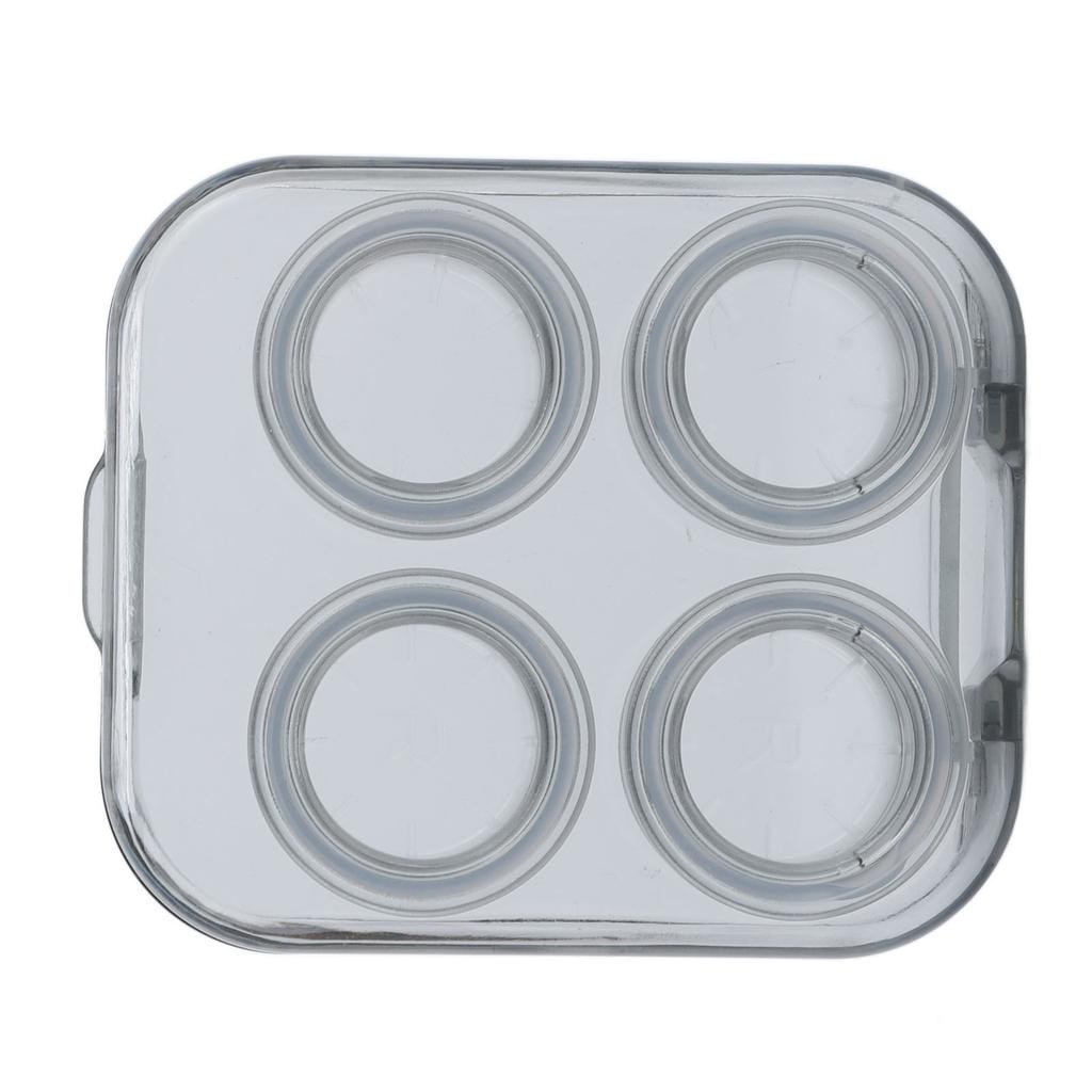 Contact Lens Case Kit Transparent Protective Portable Plastic Contact Lenses Storage Container for Women Girls