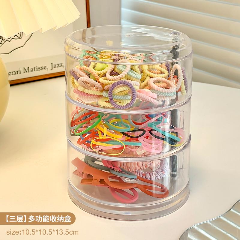 

Acrylic Hair Accessories Organizer Box Elastic Hair Bands Hairpins Baby Headwear Storage Case Children s Jewelry Box