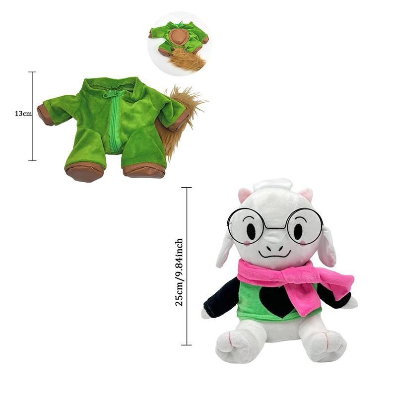 Non-Toxic Treasuringu New Deltarune Plush Toys Kawaii Ralsei Plush Stuffed Toys Tenna Doll Changeable Plushie Clothes Birthday Gifts