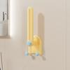 Wall-Mounted Hair Tie Holder Horizontal Vertical Hair Accessories Organizer Adhesive Hair Ties Ropes Bands Organizer for Bathroom Cabinet Bedroom Wall