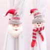 Elk Curtain Tieback Snowman Curtain Straps Christmas Curtain Buckle  Home