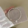 Women's Silver-Plated Bamboo Bangle: Young Style Peace Push-Pull Bracelet - Perfect Gift for Girlfriend