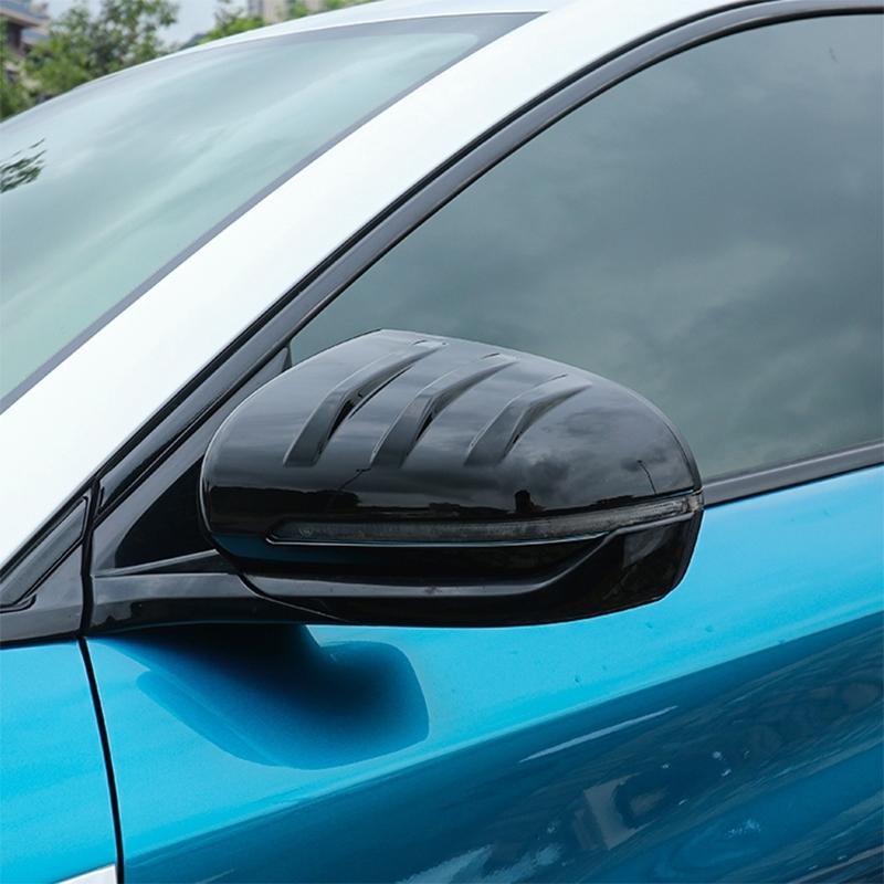Pro BYD ATTO 3 Atto3 YUAN PLUS EV 2024 ABS Lesklá černá Kryt zrcátka Krycí lišta Samolepka Příslušenství pro styling auta
