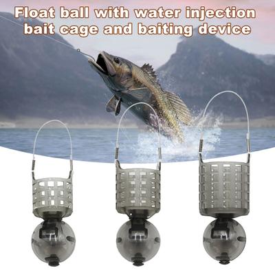 Fish Feeder Basket Fishing Bait Trap Cage Coarse Lure Feeder Basket with