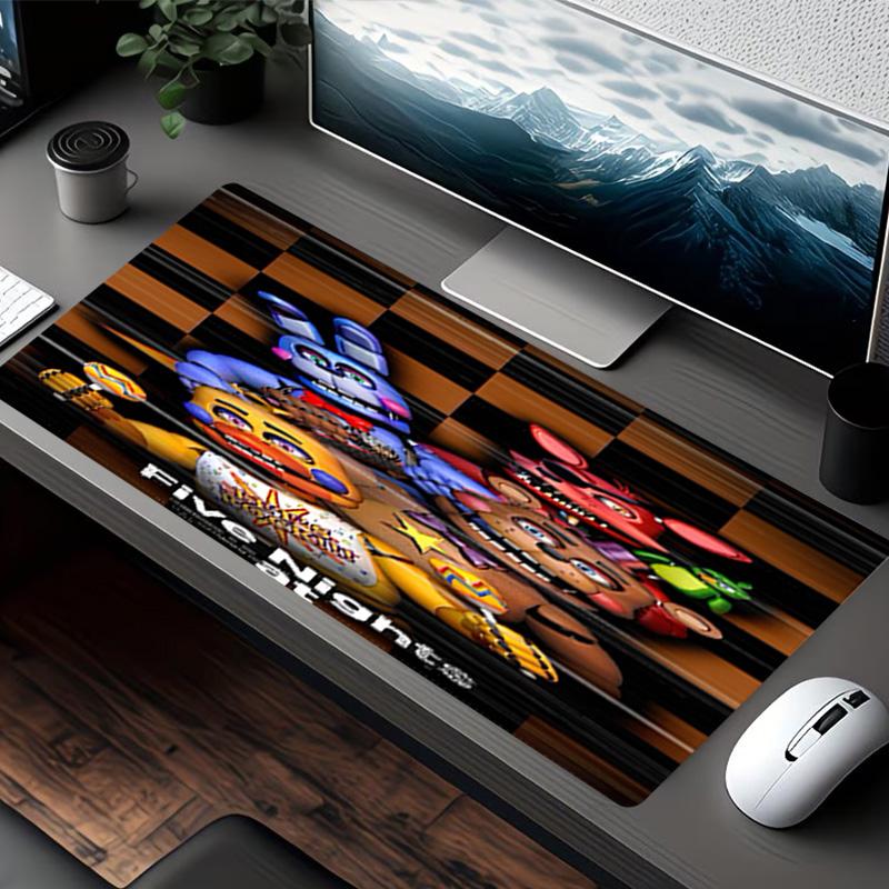 Ποντικοουαλί Five Nights at Freddy's, για Πληκτρολόγιο Pad Laptop PC Mat για Γραφείο Οικιακή Χρήση, Διακόσμηση Γραφείου, Τέλειο Δώρο Γενεθλίων για Παίκτες