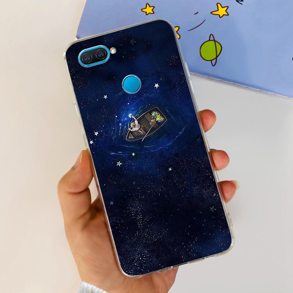 Case For Oppo A12 6.22" Cute Cartoon Dinosaur TPU Soft Silicone Clear Cover For Oppo A12 A 12 CPH2083 Phone Case Funda Bumper