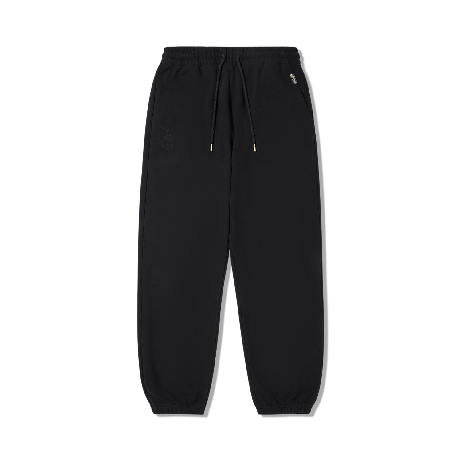 Li Ning × Музей Гугун Серия коллабораций Теплые свободные повседневные брюки с манжетами Мужские брюки AKLW511-1 L