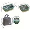 1pc- Insulated Lunch Box Bag Thickened Student Portable Lunch Bag