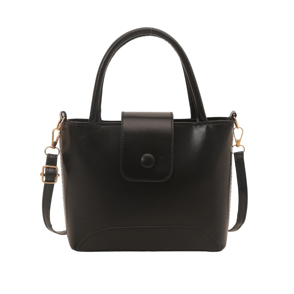 Premium bag women's 2025 new trendy Korean version fashion portable bucket bag summer casual shoulder messenger bag