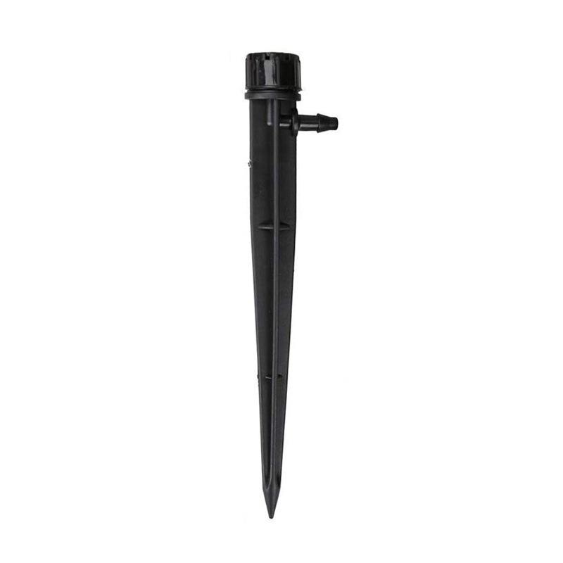 Ground-Mounted 13x18cm Adjustable 360° Eight-Hole Irrigation Sprinkler Head for Gardens