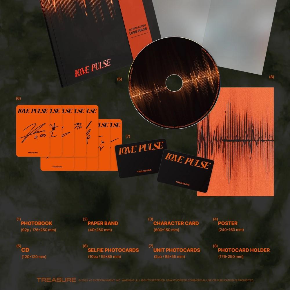 TREASURE - [LOVE PULSE] 3rd Mini Album