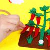 Kids Montessori Math Playthings Picking Vegetables DO-IT-YOURSELF 3D Puzzles Digital Education Kindergarten Early Learning Toys Presents