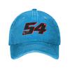 Toprak Razgatlioglu 54 Denim Baseball Caps Snapback Baseball Hats Breathable Casquette Outdoor for Men's And Women's