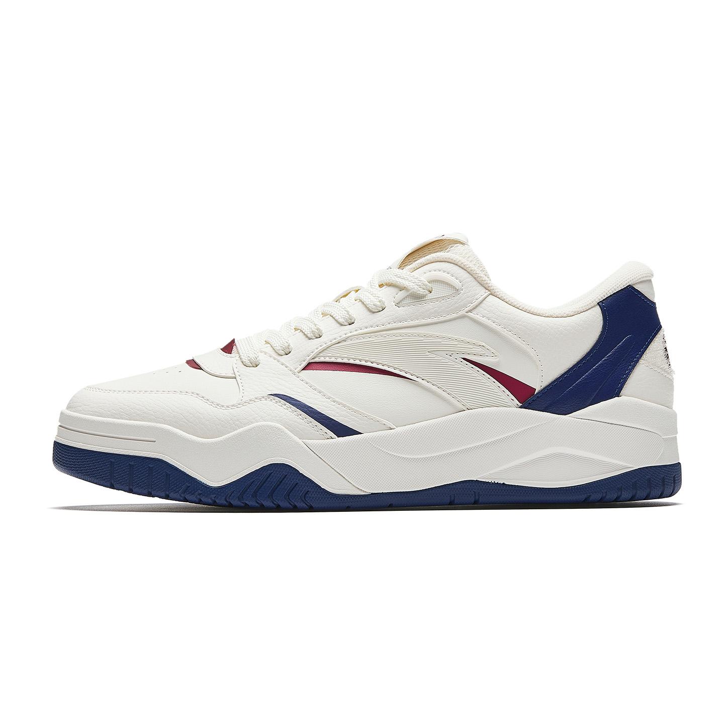 

Anta 4 Slip Resistant, Abrasion Resistant, Lightweight, Height Increasing Low top Skateboard Shoes Men s Blue White Red 912618005-1 40