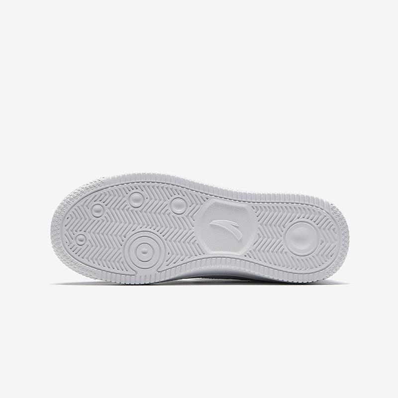 Anta Kids Synthetic Leather Simple Fashion Comfortable Casual Versatile Sports Lightweight Shock Absorption Low-Top Kids Skate Shoes A12448088-5